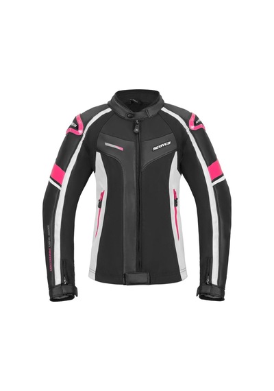 Scoyco JK152W Kadın Motosiklet Montu-62418-Siyah - Pembe