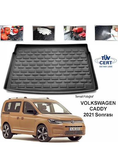 Volkswagen Caddy Bagaj Havuzu Paspası 2021-2022