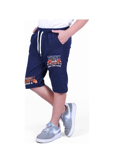 Fyk Kids Thınk With Baskılı, Erkek Çocuk Kapri&şort Lacivert