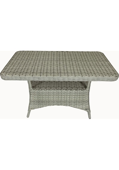 Ribamo Rattan Bahçe Mobilyası Lotus Ikili Takım - Gri Çok Renkli