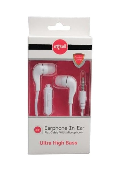 Mytell Kulaklık Mikrofonlu 3,5 Mm Beyaz