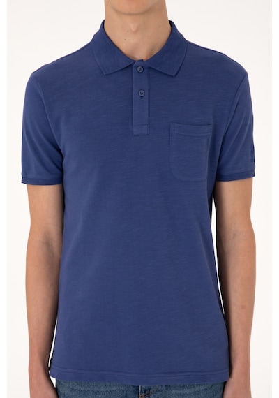 U.S. Polo Assn. Erkek Slim Fit Dökümlü Polo Yaka Açık Lacivert Tişört 50299538-VR059 U.S. Polo Assn. Erkek Slim Fit Dökümlü Polo Yaka Açık Lacivert Tişört 50299538-VR059
