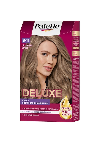 2 Adet Palette Deluxe 8-11 Küllü Kumral Saç Boyası 115 Ml