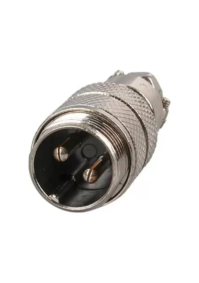 Sh Mayk Gx16-2 Pinli Metal Erkek Konnektör M16 - 16mm Najmaddin