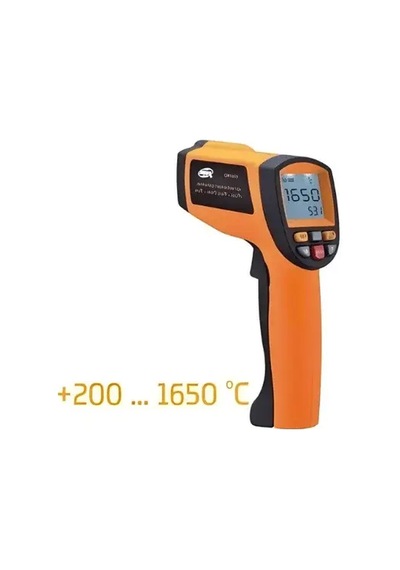 Benetech Gm1650 Kızılötesi Lazerli Termometre 1650 C Ye Kadar Yüksek Sıcaklık Ölçüm Cihazı