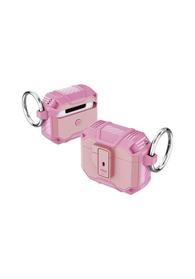 Apple AirPods Uyumlu 3. Nesil Kılıf Zore Airbag 27 Silikon Pembe