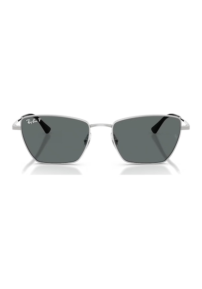 Ray-ban Rb 3783 00381 53 Unisex Polarize Geometrik Gümüş Metal Güneş Gözlüğü Gri