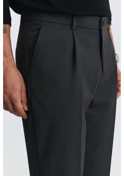 Antioch Regular Fit Pileli Pantolon Antrasit