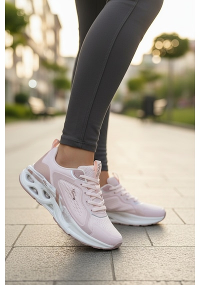 Enoch Kadın Ortopedik Aero-comfort Hava Kanallı Sneaker Pembe