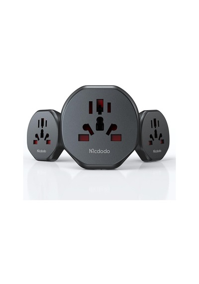 Mcdodo Cp-4550 Priz Dönüştürücü Universal Seyahat Adaptörü-siyah