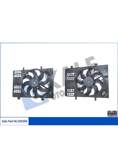 Kale Fan Motoru Davlumbazlı Ford Transıt Courıer 1.0 18- B460 Kontrol Unıtelı 12v 250w 2900rpm Klr-359185