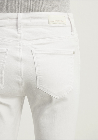 Mavi - Tess Beyaz Gold Luxury Jean Pantolon 100328-81360 Beyaz