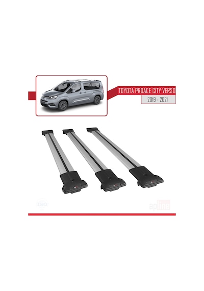 Toyota Uyumlu Proace City Verso 2019 Ve Sonrası Fly Model Ara Atkı Tavan (526016969)
