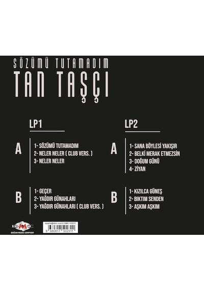 Tan Taşçı - Sözümü Tutamadım 2 Plak
