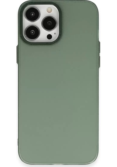 Newface Apple İphone 14 Pro Max Kılıf Modos Metal Kapak - Koyu Yeşil