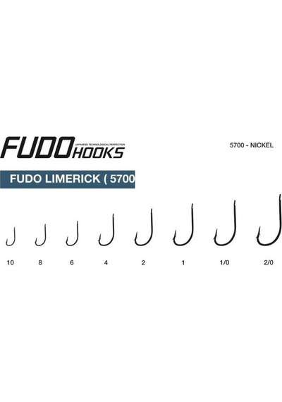 Fudo 5700 No:2 Limerick Nikel Olta İğnesi 10 Adet