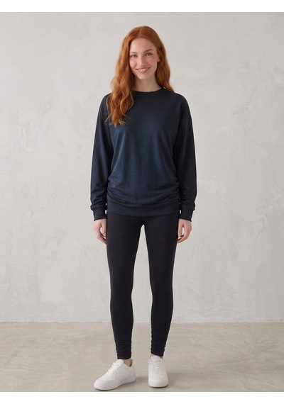 Noux Oyşo Oversize Sweatshirt Siyah