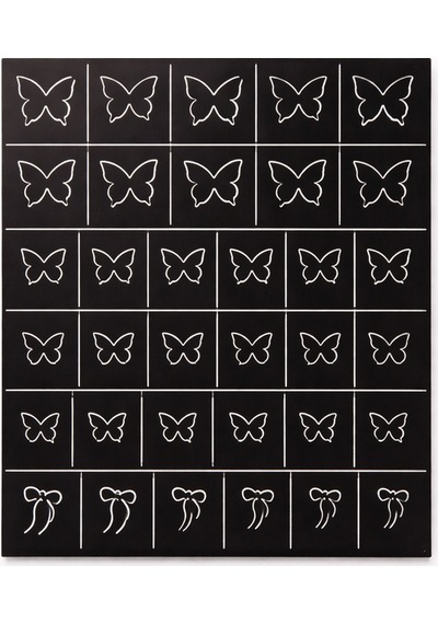 Airbrush Kelebek Desen Nail Art Şablonu Butterfly Effect Serisi