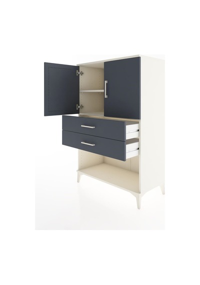 Hyperion Dolap 2 Raflı 2 Çekmeceli 2 Kapaklı 88x44x134 Aytaşı... Aytaşı