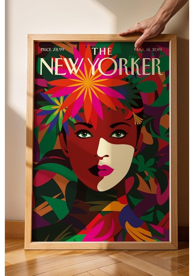 The New Yorker Çerçeveli Tablo March 18 2019
