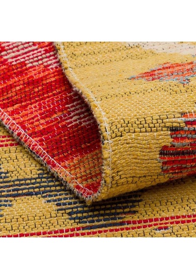 Hoom Rugs Vagrant Vgt 03 Red Yıkanabilir Çift Taraflı Otantik Halı