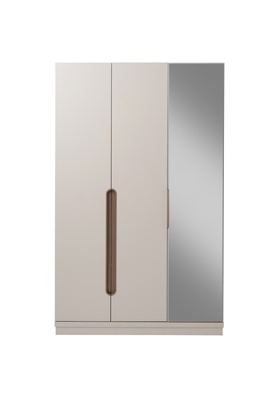 Çınar 3 Kapaklı Gardırop Elbise Dolabı 130 53 204cm Vizon