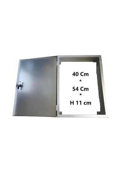Galvaniz 40x54x11 Cm Sac Dolap (Su Sayaç Vana Dolabı)