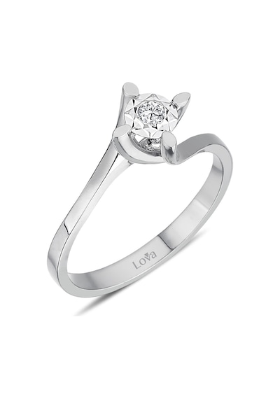 Lova 0,50 Karat Efektli Pırlanta Tektaş Yüzük - 1070096