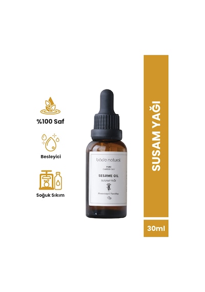 Bade Natural Saf Soğuk Sıkım Susam Yağı 30 ML
