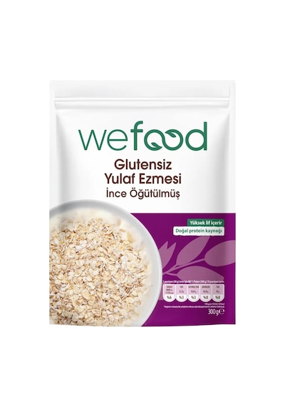 We Food Glutensiz İnce Öğütülmüş Yulaf Ezmesi 300 G