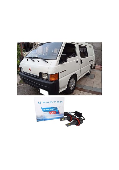 Mitsubishi L300 Led Xenon Uzun + Kısa Far Ampulü H4 Ultimate Yeni Seri Beyaz 1989-2012