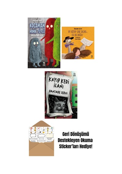 Kocaman Minik Tüylü + Bu Kitap Çok Saçma Ya Da Değil + Kayıp Kedi İlanı