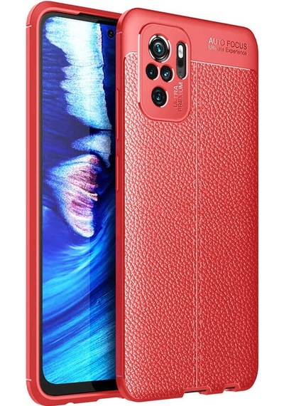 Xiaomi Redmi Note 10 Kılıf Deri Görünümlü Renk Atmayan Dayanaklı Silikon Kapak Niss
