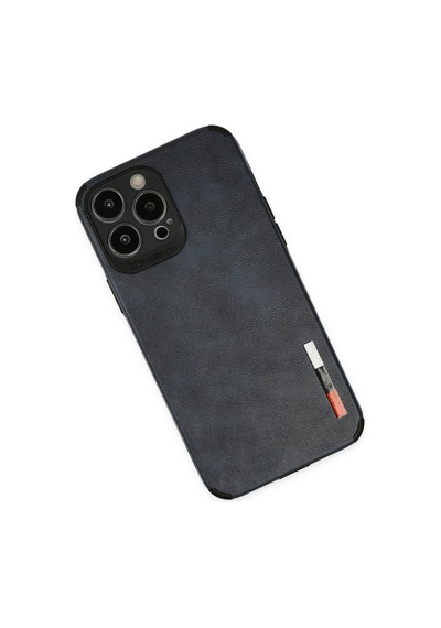 Newface - 607 - İphone 13 Pro Kılıf Loop Deri Silikon - Edntrend - - Lacivert