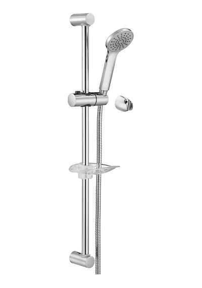 Eca Niobe 482 Banyo Bataryası + Eca Spil Sürgülü Üst Takım Set 2'li Krom