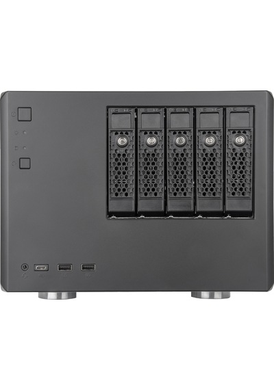SilverStone CS351 5 Adet SAS-12G/SATA-6G Destekli mATX NAS Kasası