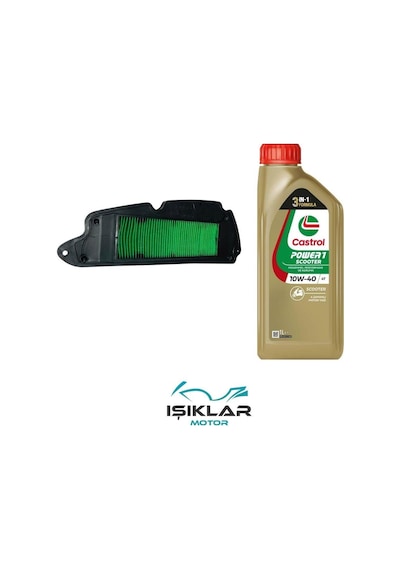Honda Forza 250 21-24 Castrol Yağ Ve Hava Filtre Bakım Seti Bs0007