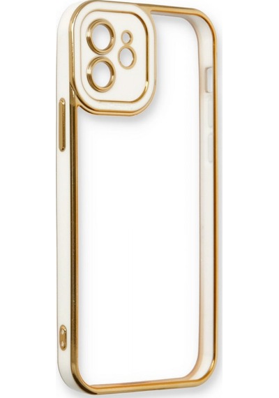 Apple Uyumlu iPhone 12 Kılıf Lazer Lens Kamera Çerçeveli Kapak
