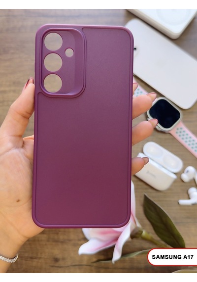Samsung Galaxy A17 Uyumlu Kamera Korumalı Darbeye Dayanıklı Renk Atmayan Keep Silikon Kılıf Mor