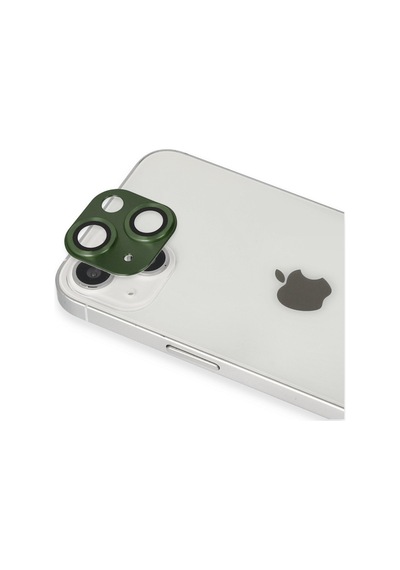 İphone 13 Pers Alüminyum Kamera Lens - Yeşil