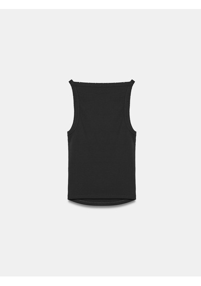 Dilvin 32892 Halter Yaka Top-siyah