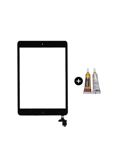 Apple Uyumlu iPad Mini 2 A1489-a1490-a1491 Servis Home Tuşlu Dokunmatik Siyah + B7000