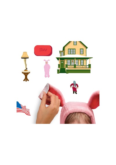 A Christmas Story Ralphie Bunny Suit Dev Duvar Çıkartmaları Diğer
