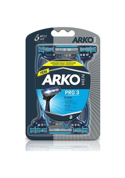 Men Pro 3 Bıçaklı Tıraş Bıçağı 6'lı 63294223