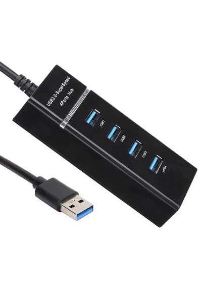 Onezero Zr248 4 Portlu Usb Hub Çoklayıcı 1x Usb 3.0 + 3x Usb 2.0 1.2 Metre Kablolu Masaüstü Dağıtıcı Adaptör