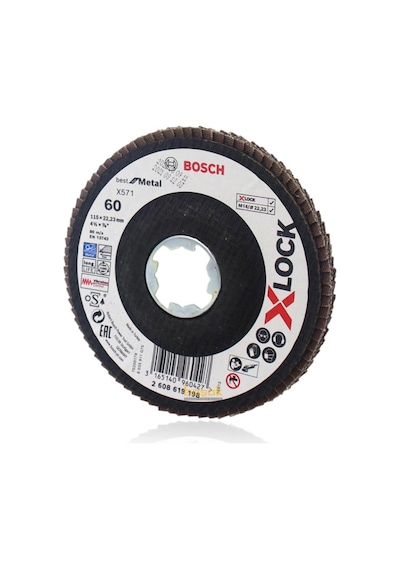 Bosch X-lock 115 Mm 60 Kum Best Serisi Metal Flap Disk 2608619198