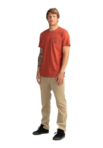 Billabong Stacked Erkek T-shirt Bordo