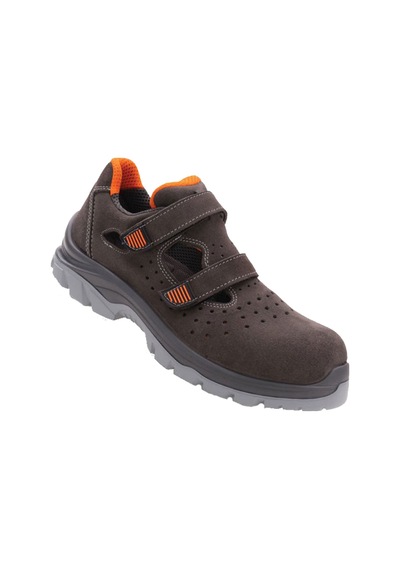Gripper İş Ayakkabısı - Rio Gpr-162 S1 Dark Gray Kahverengi