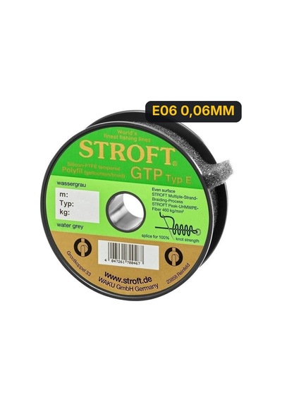 Stroft Gtp Typ E Örgü Misina Gri 150m E06 0.06mm