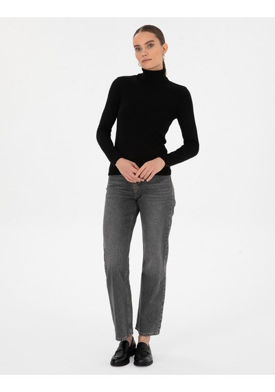 Pierre Cardin Kadın Siyah Kazak /triko 50315747-vr046 Siyah